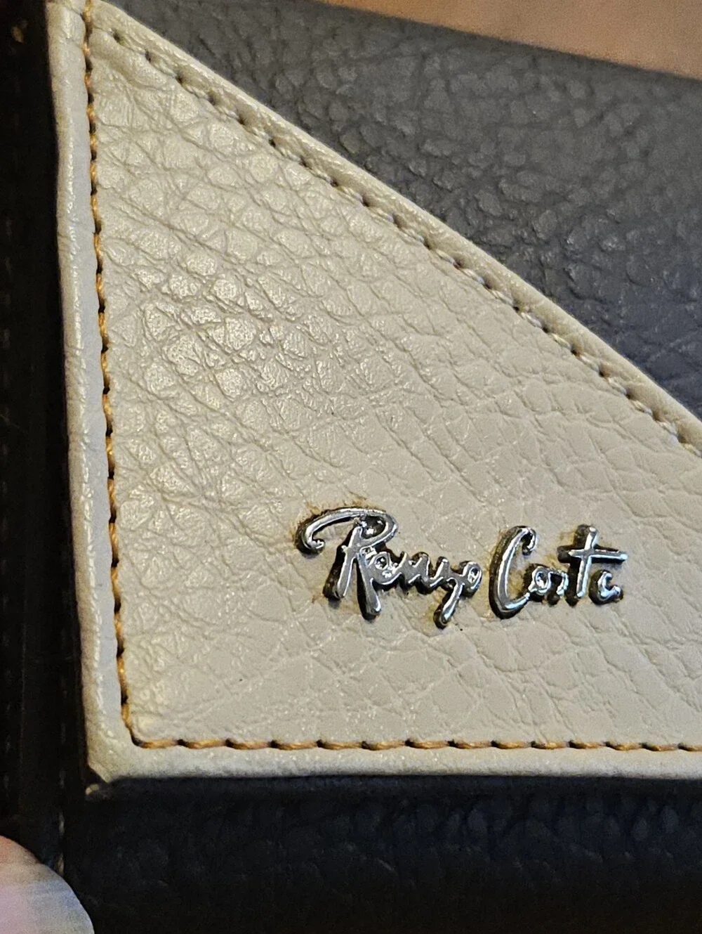 Vintage Renzo Costa Multi Brown Leather Wallet Checkbook Credit Cards